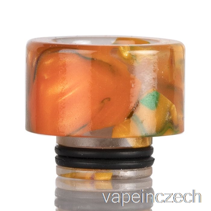 510 Pryskyřičná Odkapávací špička Oranžové Vape Pero
